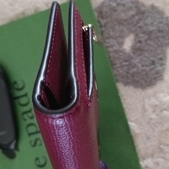 Kate Spade large slim billfold wallet new with tags♠️ - Picture 7 of 13